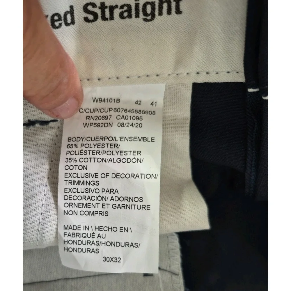 Dickies  Cargo Relaxed Fit Pants Mens 30x32 Navy Blue Straight Leg Work NEW